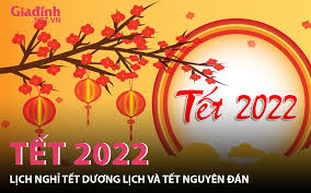 Thông báo lịch nghỉ tết năm 2022